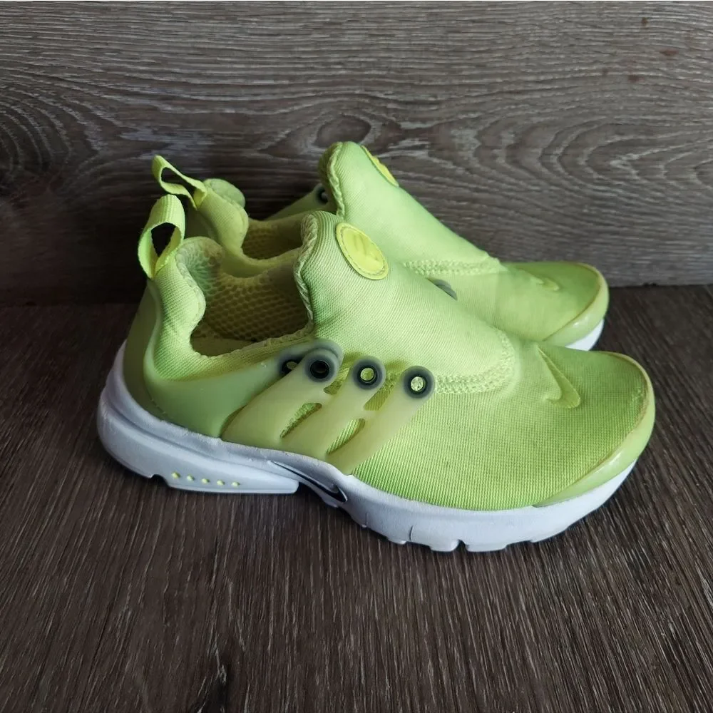 Nike Presto Toddler Volt Yellow Athletic Running Shoes DO1380-700 Size 12C